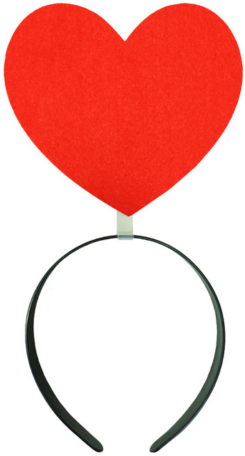 코믹 특수기호 머리띠 (하트), 단품, 단품