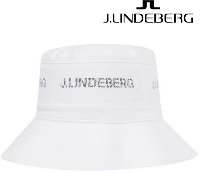 [정품] 제이린드버그 남성 버킷햇 골프 등산 낚시 벙거지 모자 덴버, 화이트(GMAC07856-0000), 1개