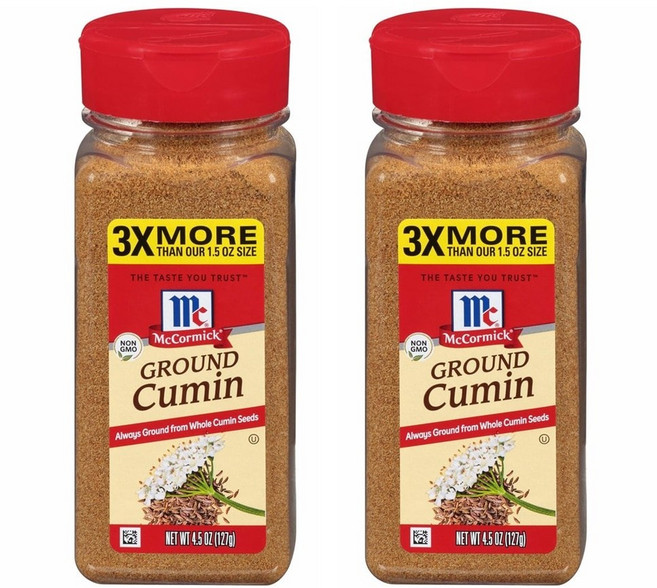 McCormick Ground Cumin 맥코믹 그라운드 커민 큐민 4.5oz(127g) 2팩, 1개, 127g