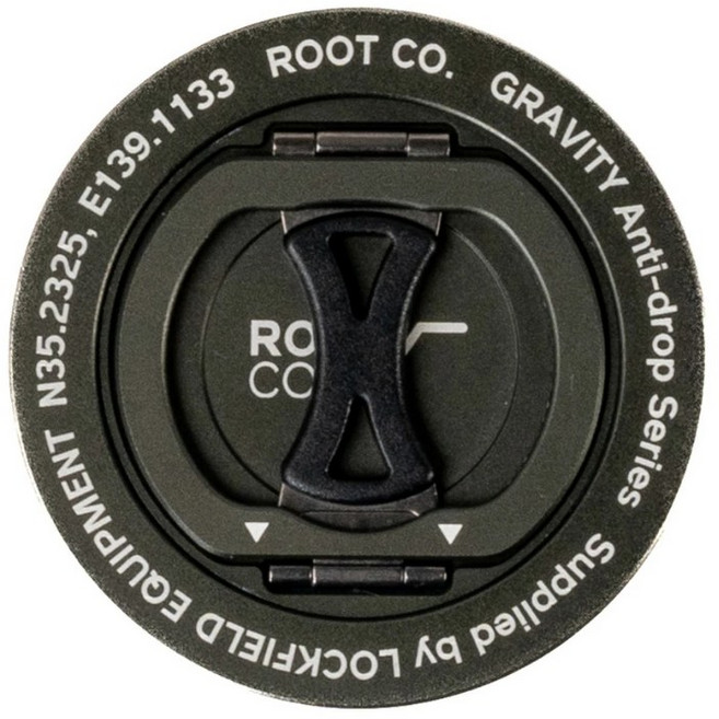 日本 ROOT CO. MagSafe 360度旋轉磁吸摺疊支架 喵之隅 穩固吸附 解放雙手, 軍綠, 1個