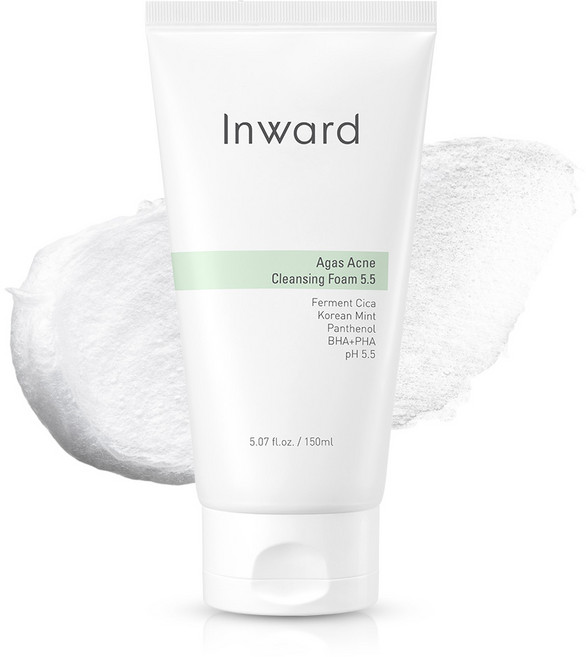 아가스 아크네 클렌징 폼 여드름 BHA 바하 약산성 클렌저, 1개, 150ml