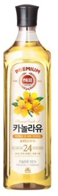 해표 카놀라유, 900ml, 1개
