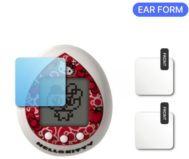 이어폼 다마고치 나노 액정 보호 필름 소프트, D010