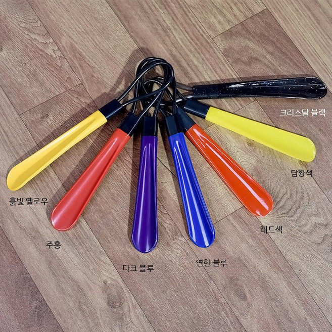 긴손잡이 구두주걱 친환경 플라스틱 소재 다채로운 색상 신발주걱 신발뒤꿈치수선 휴대용 실용적 디자인, 1개, 블루 손잡이 구두주걱 30cm 42.9g