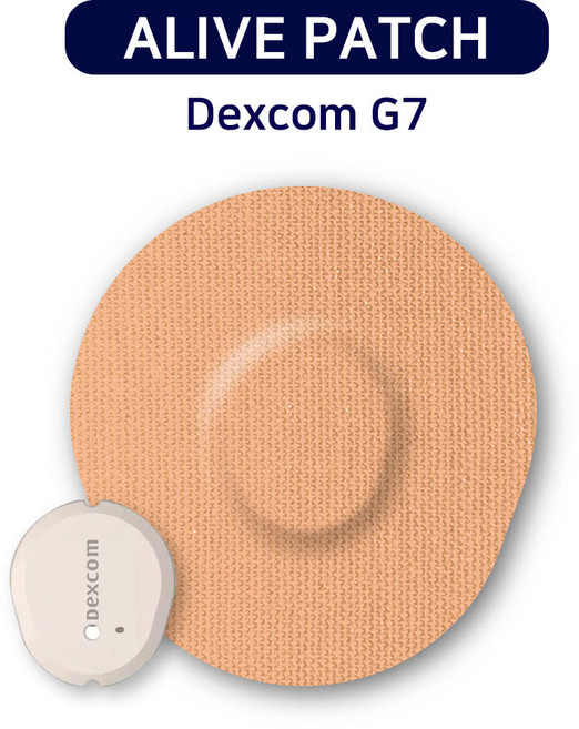 얼라이브패치 덱스콤 G7 고정용 패치 베이지 무점착, 1세트, 20매입
