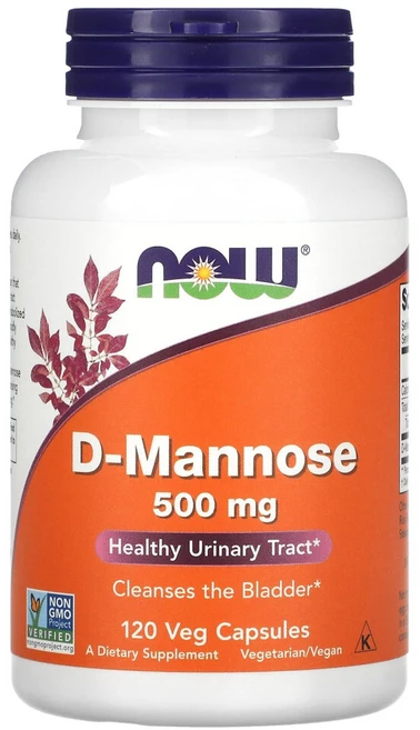 NOW Food 나우푸드 D만노오스 500mg 베지캡슐 120정 D-Manose, 1개 - 쿠팡