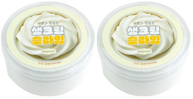 핑크풋 생크림 슬라임, 2개