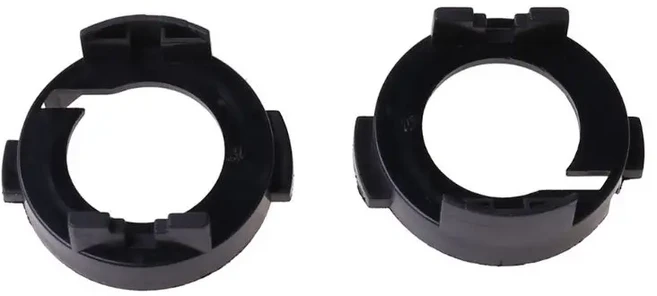 호환 H7 LED 전조등 전구 리테이너 소켓 브래킷 베이스 어댑터 기아 포르테 쿠프 2014-2016 리오 2012-2017, 01 Black