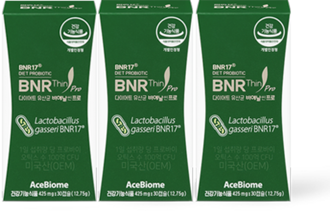 체지방감소 에도움 비에날씬 프로 다이어트 유산균 BNR17 유상균 다이어트 비엔알17 프로 락토 바실러스 가세리 모유 유래, 1개, 90정