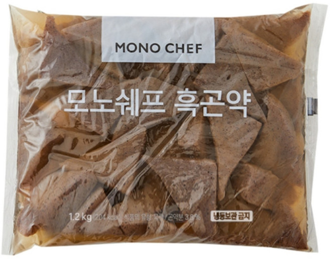 모노 냉장 흑곤약 1.2kg, 5개