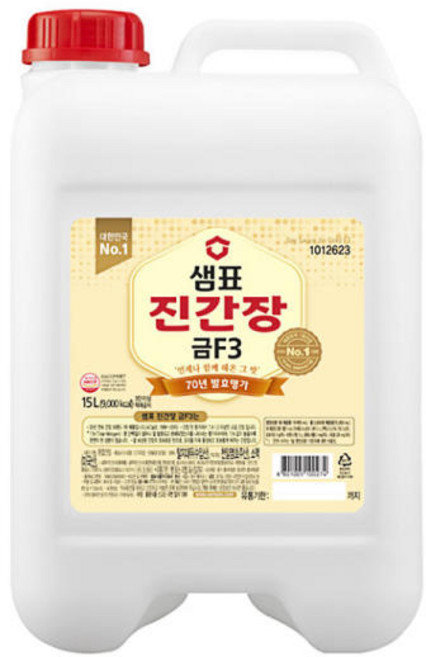 샘표 진간장 금F3, 15L, 1개