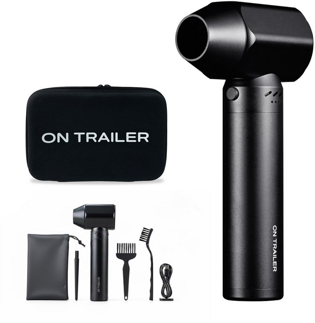 와디즈완판 온트레일러 무선 에어건 초강력 휴대용 무선 세차 콤프레샤 미니 캠핑용 아이온500+파우치 증정, 아이온500 에어건+전용파우치, 1개