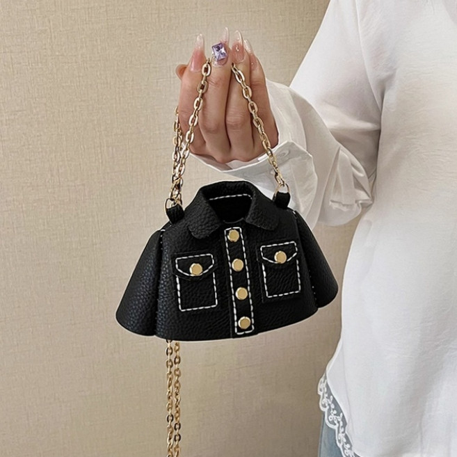 상덕 DIY 망스티치 만들기 가죽공예 크로스백 세트, 블랙, 1개