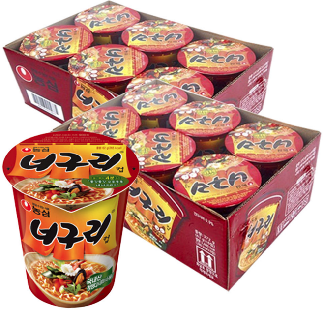 너구리 컵 62g, 24개