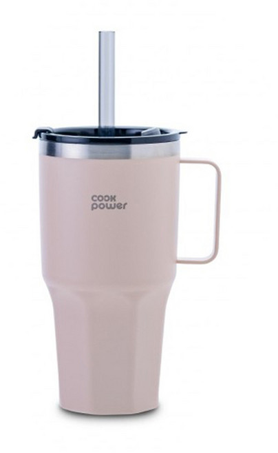 鍋寶 316不鏽鋼真空冰熱超霸杯 950ml, 1個, 海貝粉 950ml, 海貝粉, 950