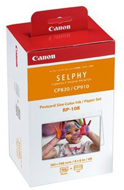 GLORYHY 캐논 정품 SELPHY CP1200WH 인화지108매+잉크 2개 965021