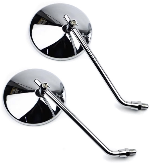 셀렉트템 혼다 슈퍼커브 C125 호환 2P 크롬 백미러 사이드미러 튜닝, 1세트