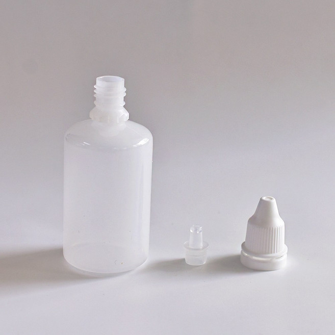 안전캡 물약병 소분용기 3ml 5ml 10ml 50ml 잠금캡 안약병 점안액 액체 잉크 오일 공병 화장품용기 (100개), 1개, 50ml 화이트캡 (35개)
