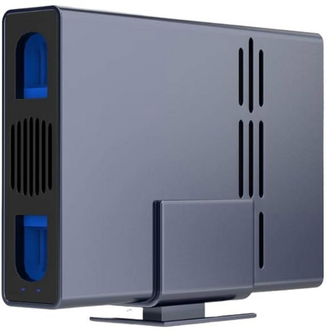 5 베이 USB 3.2 타입-C 10Gbps 하드 DAS 인클로저 SATA 드라이브 체인 24TB) 2.5인치 데이지 HDD/SSD 120TB(5배 3.5인치 지원, 1-Bay USB-C 3.2, 1개