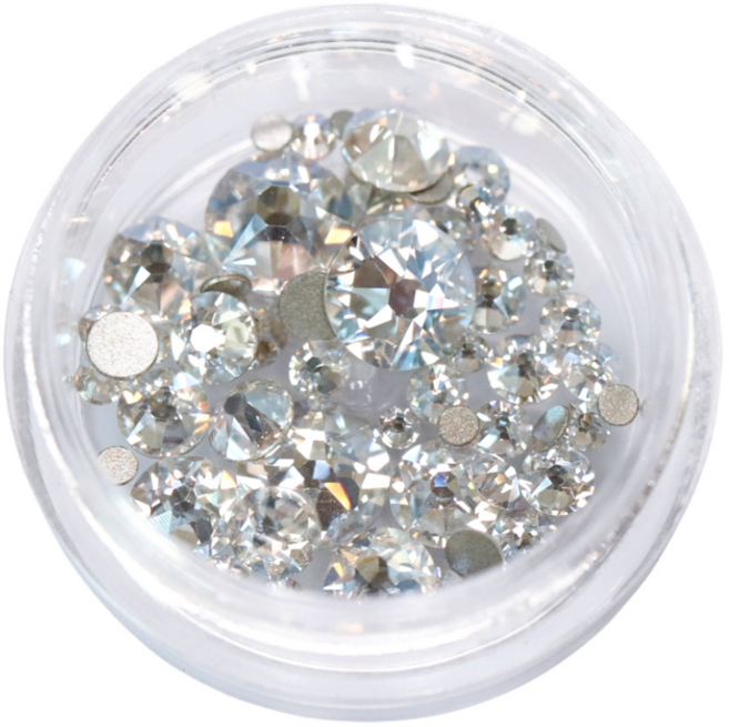 스와로브스키 평큐빅 53개입 원형 2088, 1개, 문라이트