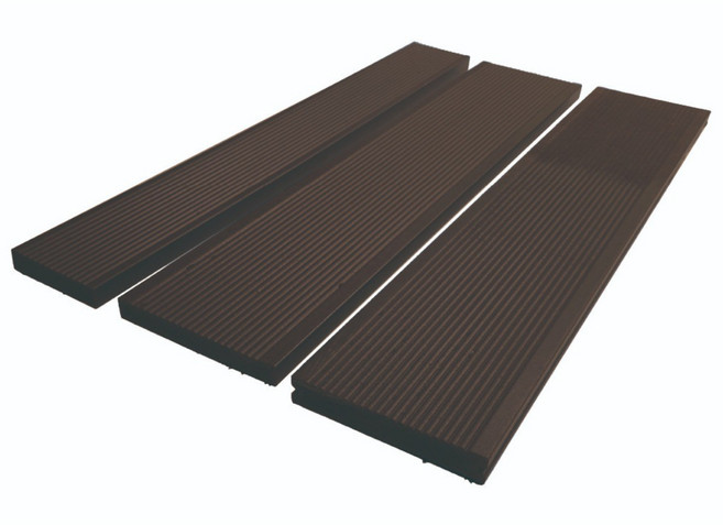 금강산업 합성목재데크 피스형 20T 폭120mm 길이 2400mm 합성방부목 데크재 바닥재 옥상인테리어, 1개