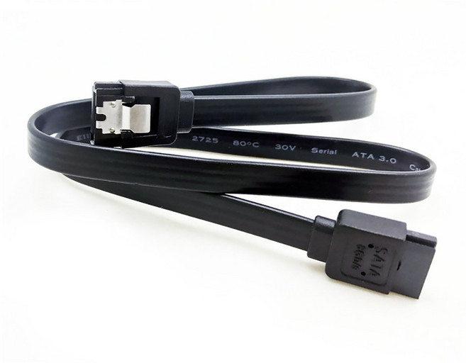 SATA3 S-ATA 3 블랙 6G 사타3 락킹 케이블 40CM, 1개