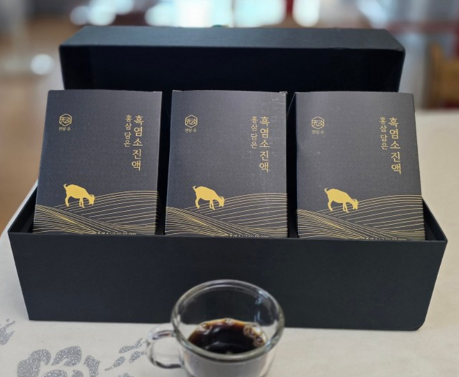 천담온 흑염소진액 엑기스 흑염소즙, 1박스, 90ml