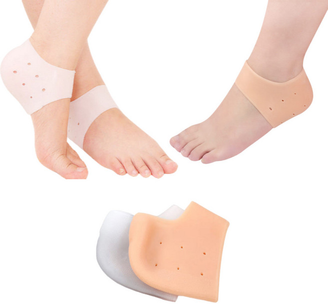 두리커머스 실리콘 발뒤꿈치 보호패드, 화이트, 1개