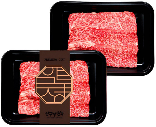 [압구정한우] 1++등급 한우 살치살 400g (냉장) 구이용/스테이크 투뿔 소고기, 200g, 2개