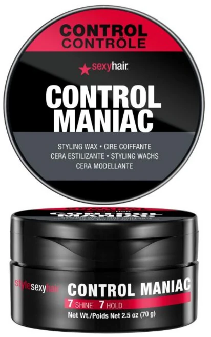 섹시헤어 스타일 컨트롤 매니악 스타일링 왁스 윤곽 제공 오래 지속되는 모양과 광택 추가, Control Maniac | 2.5 fl oz, 70g, 1개 - 쿠팡