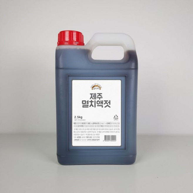 굴다리식품 김정배 젓갈 제주멸치액젓 2.5kg, 없음