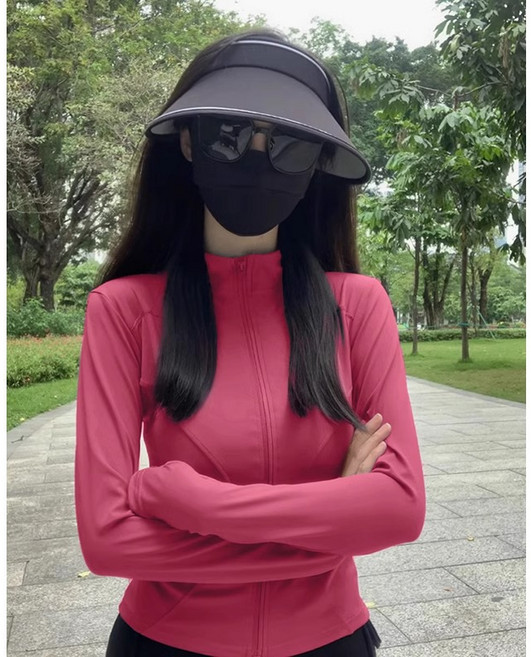 防曬衣女款2026夏季新款薄款透氣修身冰絲防曬服開衫外套防紫外線, XL(108-120斤 )