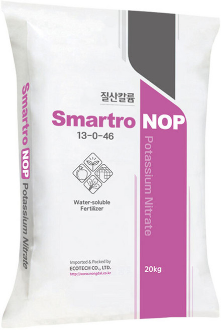 스마트로 NOP 질산가리 20kg 수용성 질산칼륨비료, 1개
