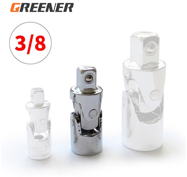 GREENER【1/4-1/2】360度旋轉套筒接頭 轉接頭 聯軸器 連軸器, 1個