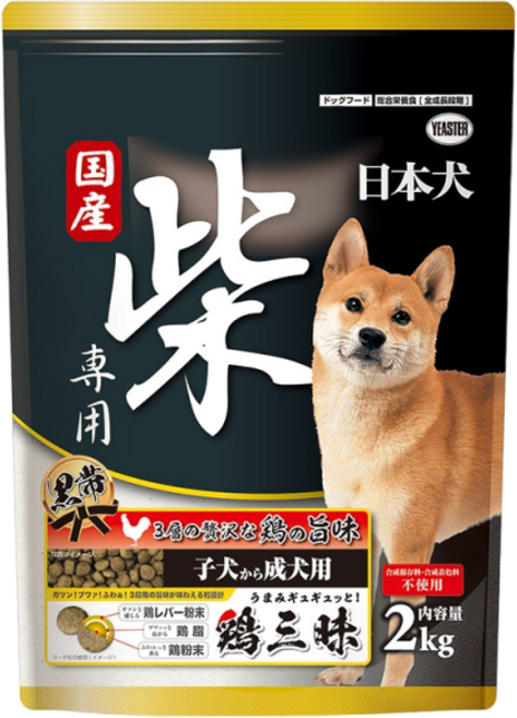 YEASTER 日本犬 柴專用 雞三昧 幼犬至成犬飼料, 2kg, 1個, 雞肉