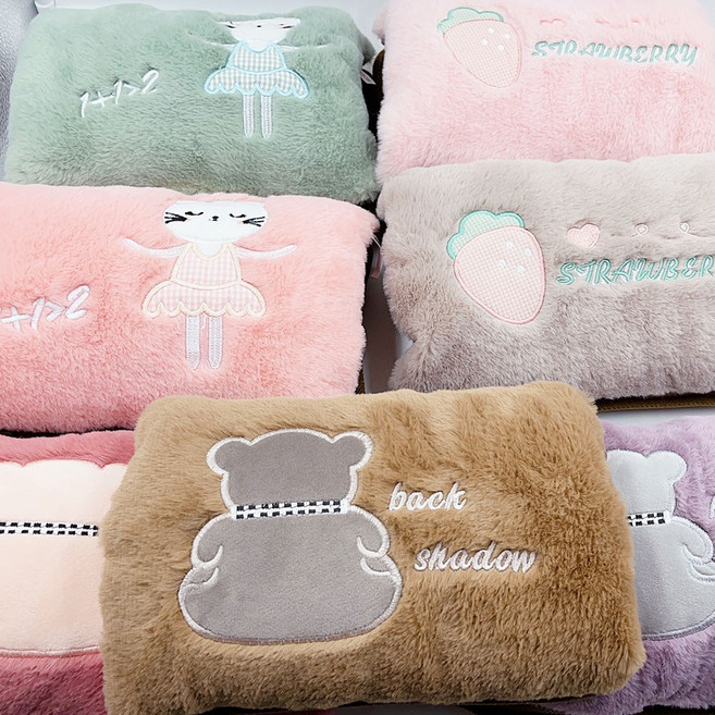 10분충전 온수찜질기 무선 손난로 사무실용 휴대용핫팩+눈꽃장갑, 고양이, 브라운