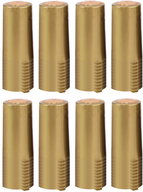 가인글로벌 루땡 탑씰 수축필름, 80개, 절취선 팁타입 (32파이) 골드