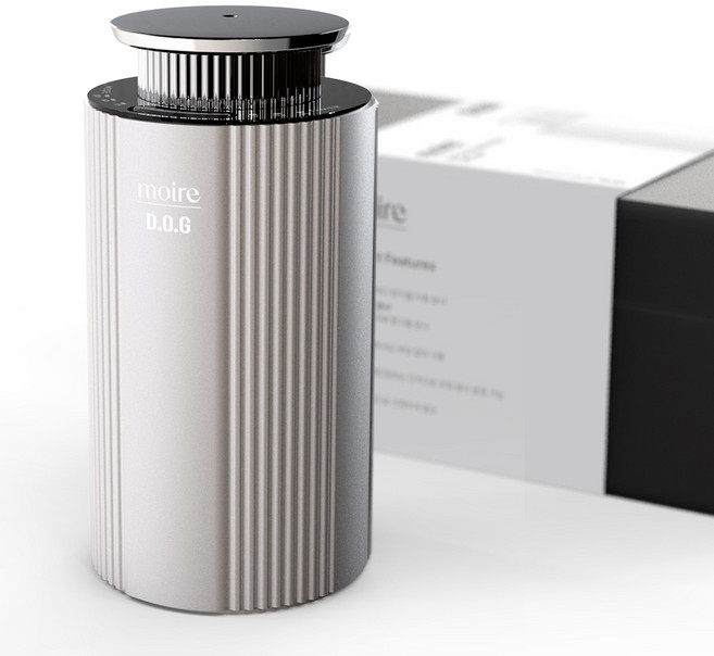 도그독 차량용방향제 고급 호텔 전자디퓨저 실버, 1세트, 프레쉬레몬