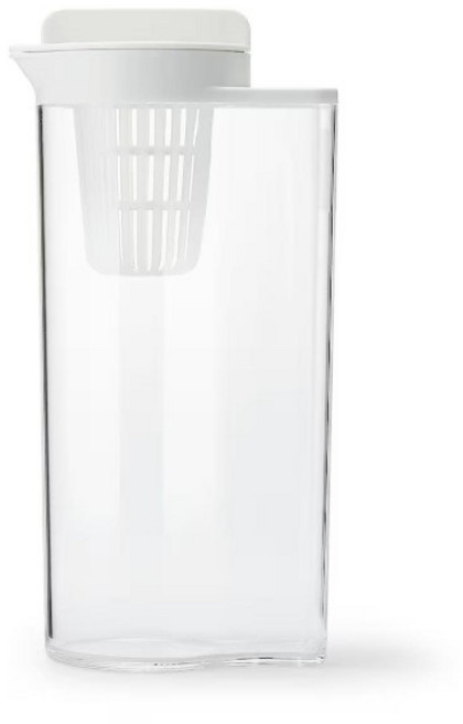[또또샵] 무인양품(MUJI) 아크릴 눕혀서도 보관할 수 있는 냉수통, 1개, 2L, 화이트