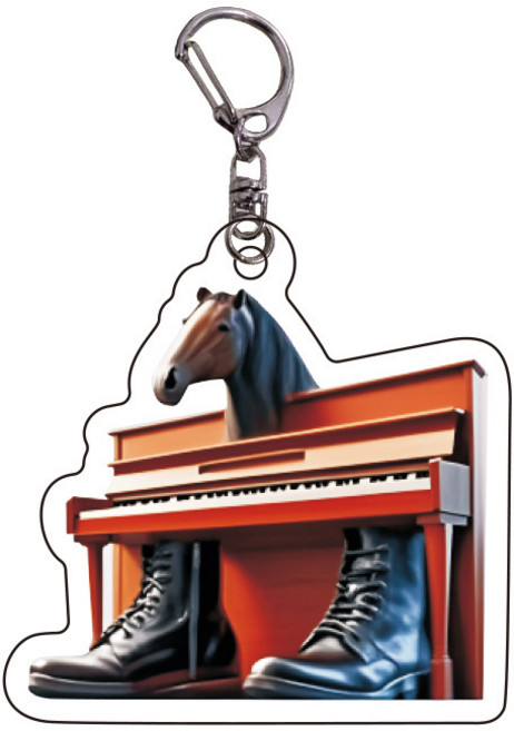 로앤제이 이탈리안 브레인롯 아크릴 키링, 1개, 19. 에코 카발로 비르투오소