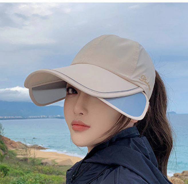 제이블릭 UV 자외선 차단 모자 날개확장형 캡모자 썬캡