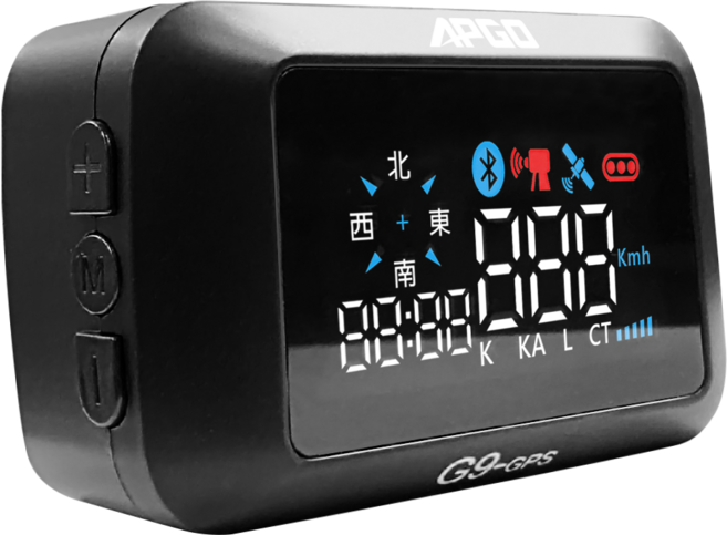 APGO G9 PLUS GPS 科技執法測速器, 黑色, 1個