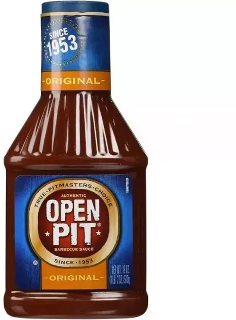 Open Pit 오리지널 BBQ 소스 532.3ml 18온스 3팩, 1개