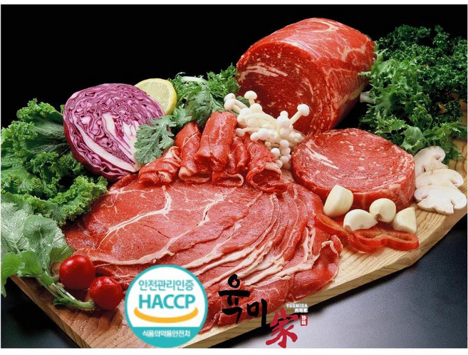[육미가] 소불고기 선물세트 2.7kg (선물세트) HACCP 인증, 1개