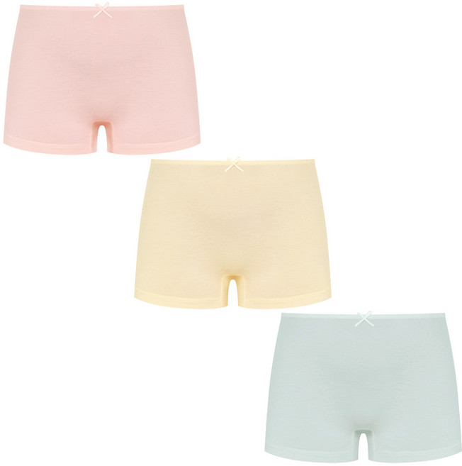 엠알키즈 인견 스판 여아 드로즈 팬티 3매입