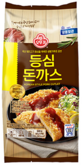 오뚜기 등심돈까스 500G, 28개