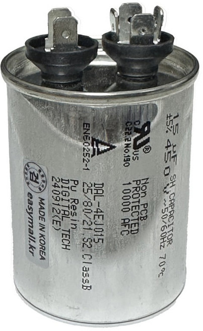 440 450 VAC 15uf 2 4 단자 콘덴서 에어컨 ac 실외기콘덴서 실외기캐패시터 커패시터 에어컨수리 부품