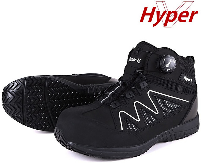 하이퍼브이 안전화 6인치 다이얼 V-700 블랙, 1개