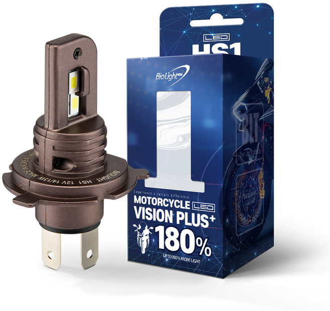 바이오라이트 HS1 H4 LED 전조등 오토바이 헤드라이트 고광량 전구 1개