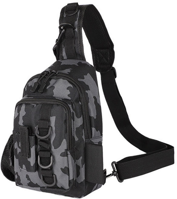 루어 낚시 다용도 보조 가방 크로스백, 어반 카모